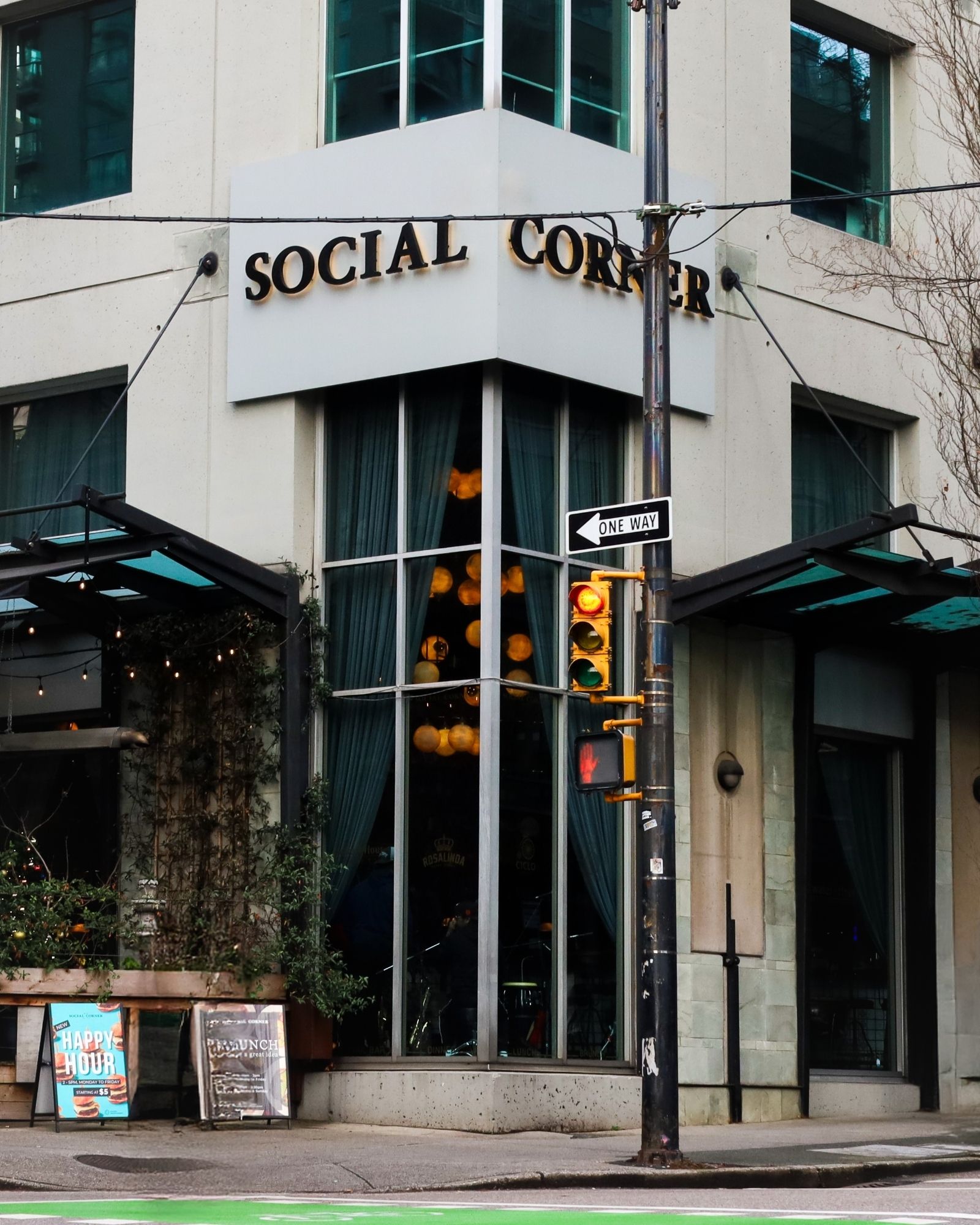 Full restaurant buyout setup at Social Corner Yaletown