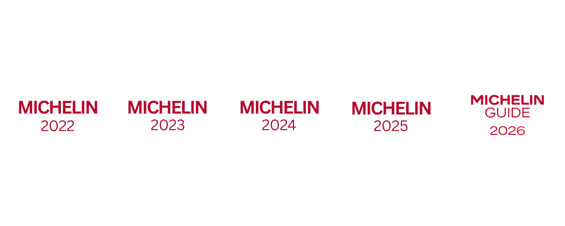Michelin Guide recognition badges